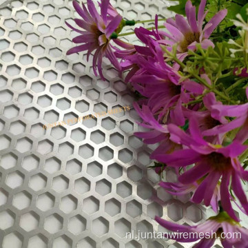 Aluminium hexagonaal geperforeerd mesh